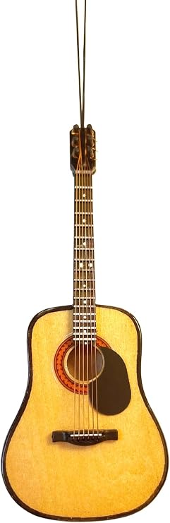 Guitar with Pick Guard Ornament