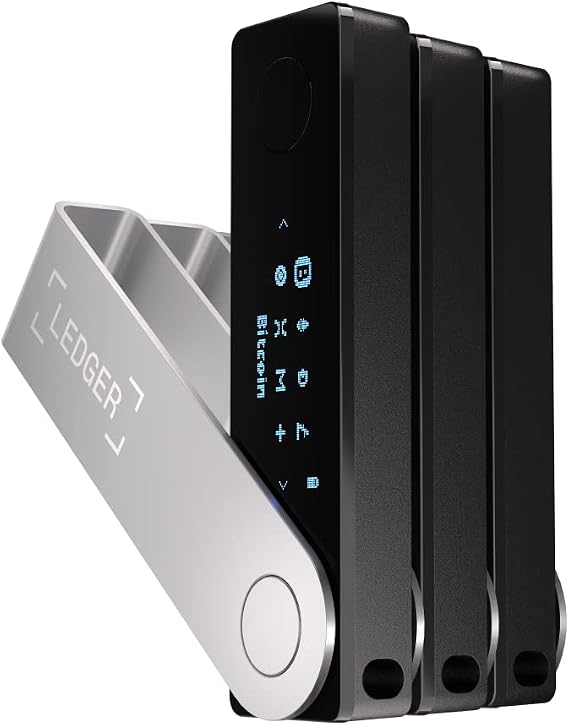 Ledger Nano X 3 Pack - secure crypto wallet signers - Bluetooth & iOS friendly - Protect what’s yours with ease - Classic backups for more freedom