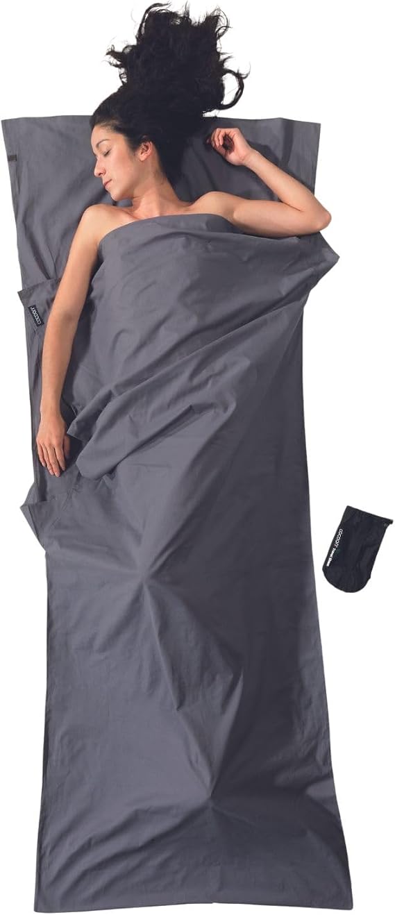 COCOON - Premium - Insect Shield. - Cotton TravelSheet - Sand