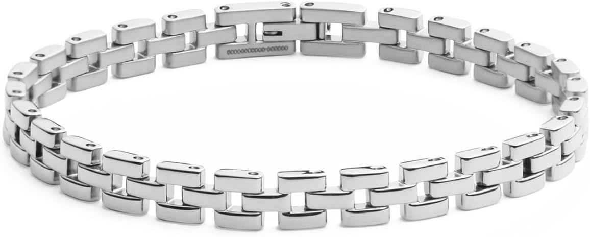 Daniel Wellington Link Silver Dainty Chain Bracelet for Women