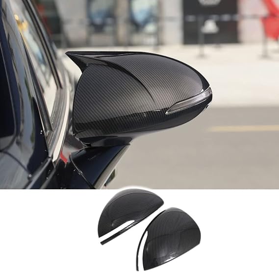 BOYUER for Sonata 2020 2021 2022 2023 2PCS ABS Car Side Rear View Mirror Guard Cover Caps Trims Exterior Decoration Accessories (Carbon Fiber)