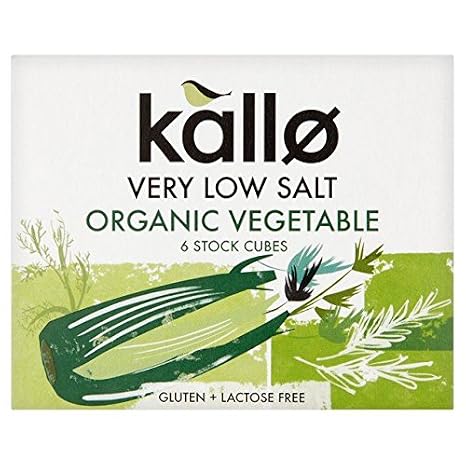 Kallo Organic Very Low Salt Vegetable Stock Cubes - 6 x 10g