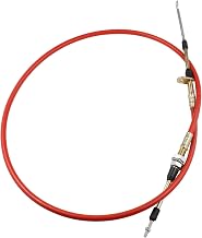 80605 Automatic Transmission Shifter Cable Eyelet End Compatible With B M Automotive Heavy Duty Performance Shifter Cable Replace BMM-80605 5ft Shifter Cable 0.25 Outer Diameter Red