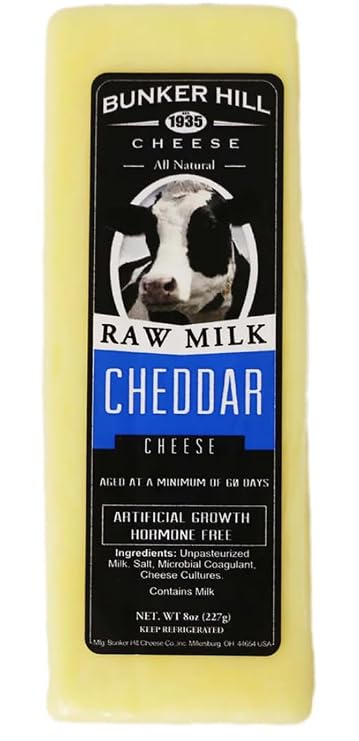 Raw Milk Cheddar Cheese 8 oz