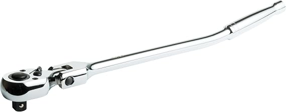 Klutch 16in. Offset Flex Head Ratchet - 1/2in. Drive