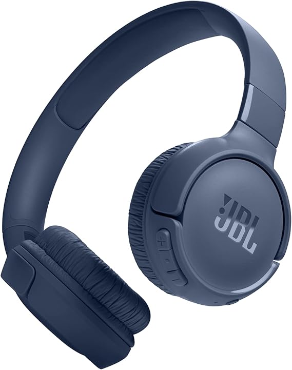 JBL Tune 525BT On Ear Bluetooth Headphones - Blue - JBLT525BTBLU [525]