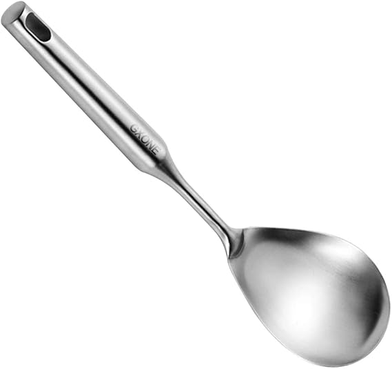 Large Serving & Cooking Spoon,for Cooking and Buffets,304 Stainless Steel | 304 Stainless Steel Kitchen Utensil,Round Handle
