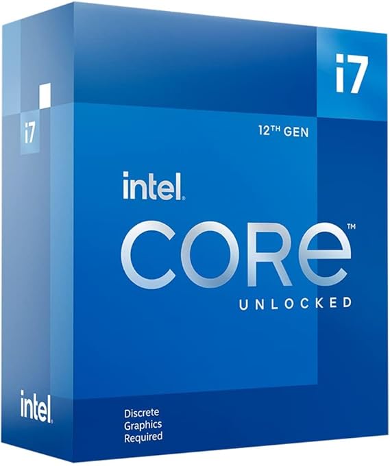Intel CoreTM i7-12700KF Desktop Processor 12 (8P+4E) Cores up to 5.0 GHz Unlocked LGA1700 600 Series Chipset 125W