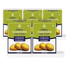 diabexy - Cookies for Sugar Control - Assorted Flavors (Coconut, Pack of 5 Boxes)