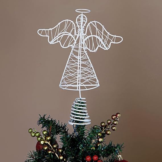 White Angel Tree Topper