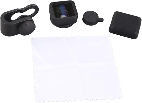 Filmmaking Lens for Smartphones, Mobile Anamorphic Lens 1.33X Wide Screen Deformation with Universal Clip
