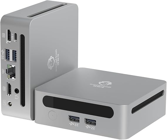 Mini PC AMD Ryzen 7 5800H Mini Computers Up to 4.4GHz 8c/16t, 32GB DDR4, 1TB SSD & M.2 NVME, Gaming PC with Wifi6/BT5.2, Gaming/Office/Design