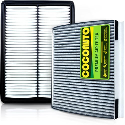 Cabin and Engine Air Filter Kit for Telluride 3.8L2020-2025, Santa Fe 2.0L 2.4L2019-2020, Replace 97133J5000, 97133-3M000, WP10367, 28113A9100