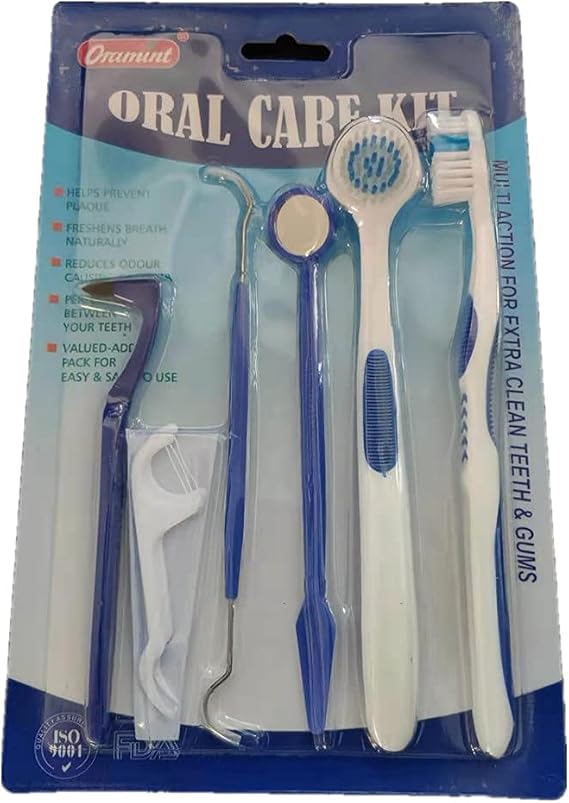 8 pcs/set oral dental clean tools dental care teeth whitening oral hygiene care tooth mirror hook toothbrush kit