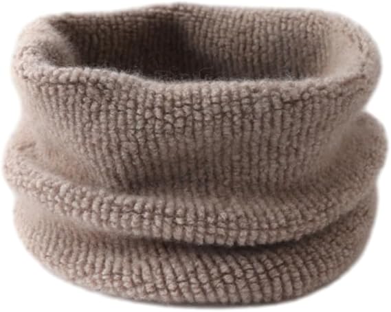 100% Cashmere Ski Neck Gaiter for Men Women Warm Soft Knitted Face Mask Neck Warmer,Warmer Loop Scarf