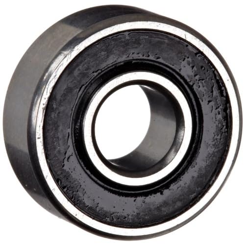 MRC R6ZZ Small Ball Bearing, Double Sealed, No Snap Ring, Inch, 38 ID, 78 OD, 21000 rpm Max RPM, 301 pounds Static Load Capacity, 746 pounds Dynamic Load Capacity