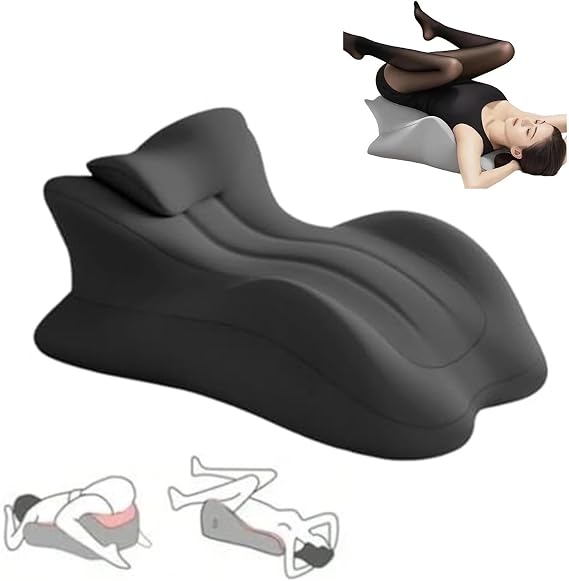 Couples Intimacy Sex Pillow for Sitting Multifunctional Couple Back Pillow - Low-Profile Butt Cushion with 3D Memory Foam Design, Support for