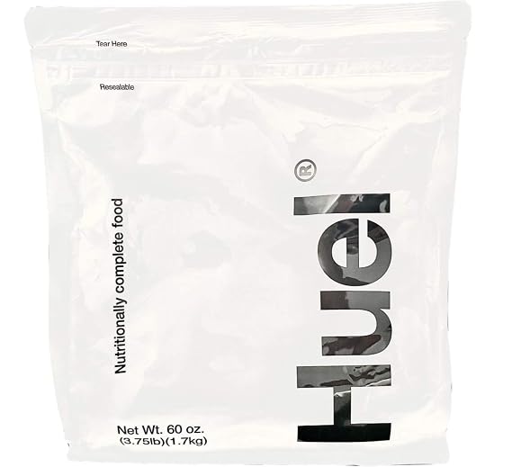 Huel Vanilla Nutritionally Complete Food Powder - 100% Vegan Powdered Meal (1 Pouch - 3.75lb - 17 servings)