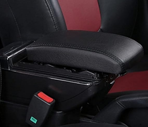 Car Center Console Armrest for Proton Persona Iriz Leather Armrest Storage Box