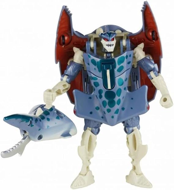 Hasbro - Maximal Cybershark Beats Wars Transformers 12cm Action Figure, Multicolor, Single (136338)