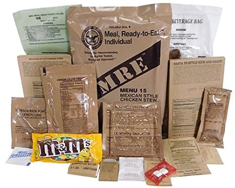 Genuine Military MRE Meal - Mexican Chicken Stew - Insp. September 2017+