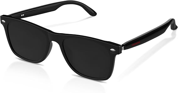 Smart Glasses, Bluetooth Sunglasses, New Upgraded Smart Glasses for Men/Women, Open Ear Speaker, Voice Assistant Compatible, Hands-Free Calls