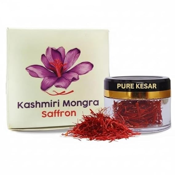 Pure Kashmiri Mongra Saffron | Premium A++ Grade Kesar 1g | 100% Natural & Handpicked | Rich Aroma & Deep Color | Saffron