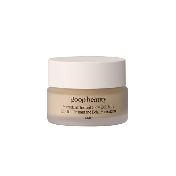 goop Beauty Microderm Exfoliator | Microdermabrasion Scrub to Smooth Textured Skin | 0.5 fl oz