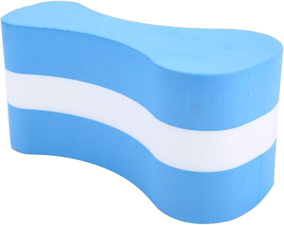 Pull Float, Pull Buoy Leg Float Waterproof for Fitness for Swimming for Beginners(Blue and white)
