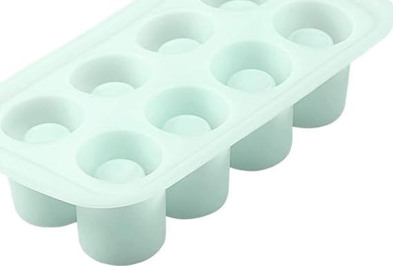 Wilton Round Shot Glass Silicone Mold, 8-Cavity