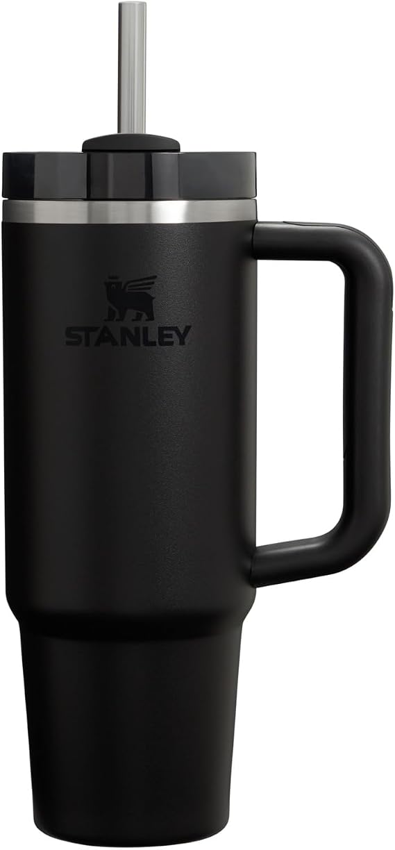 Stanley 1913 Quencher H2.0 Flow State Vacuum Insulated Tumbler Black 2.0 30 oz / 0.89 L