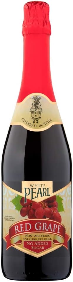 White Pearl Red Grape Non Alcoholic Sparkling Juice Drink - 750ml