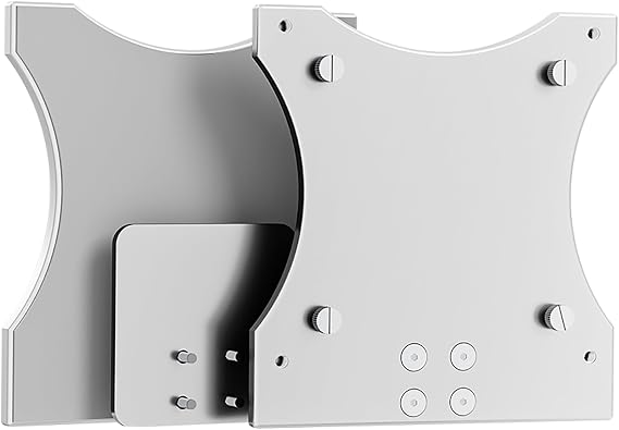 VESA Mount Adapter for Apple Studio Display 27-inch, Aluminum Alloy Bracket with Silicone Cover, 75x100mm Mounting Plate, No Need to Remove Stand, Tool-Free Installation