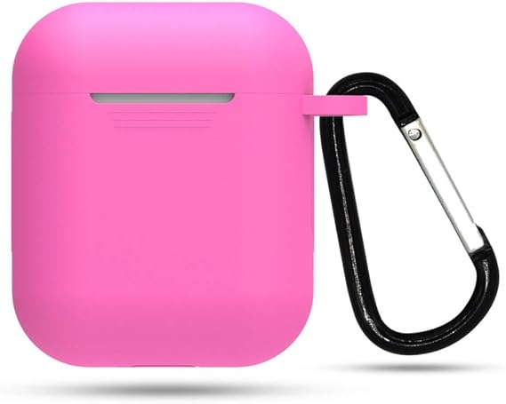 Case Compatible with Airpods, Mini Soft Silicone Case Waterproof Case for Wireless Earphone Case Ultra Thin Case Designed for Air Pods with Anti-Lost