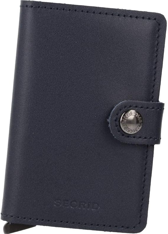 Secrid - Miniwallet, Travel Accessory- Envelope Type Card Holder, Navy, One Size, Modern