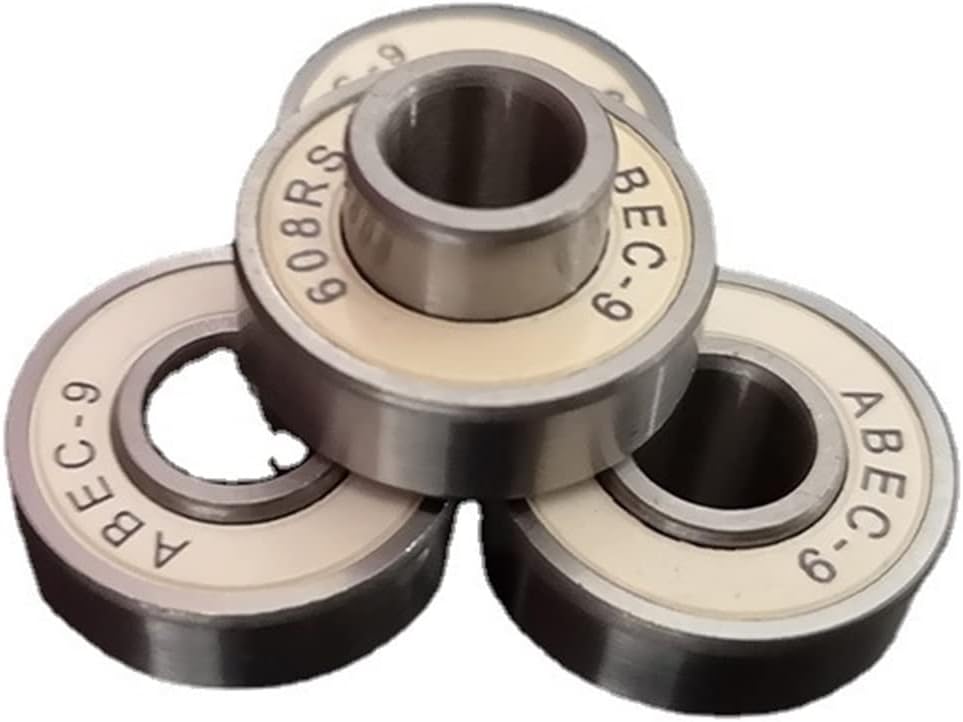 Bearings 16pcs 608RS Skateboard Inline Roller Skates Drift Board Longboard Bearing ABEC-9 P5 Integral Shaft Bearings 8x22x12.6mm