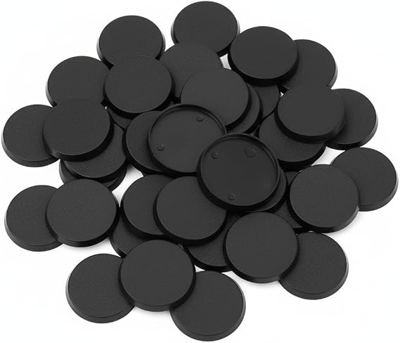 Wargaming Hobby Bases 28mm - 30pcs Model Miniatures Painting Plastic Figures Tabletop Games Bases
