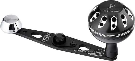 GOMEXUS Power Handle for Abu Garcia Ambassadeur C3/C4/S/SX 5000-7000 Round Fishing Reels Catfish Special Crank
