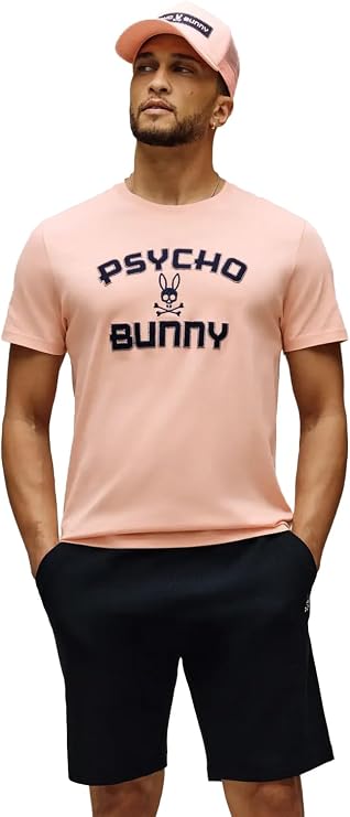 Psycho Bunny Gage Wordmark Tee
