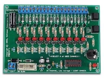 Velleman K8044 10-Channel Low-Voltage Light Chaser