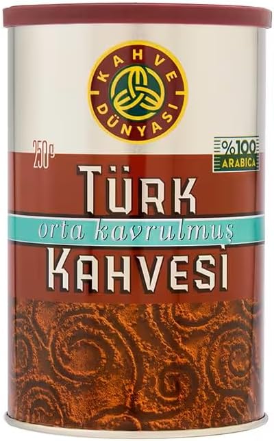 Coffee World Medium Roasted Turkish Coffee 250 Gr