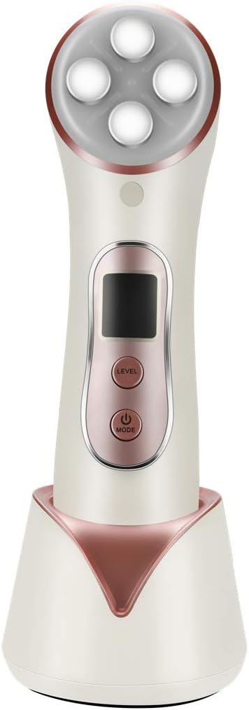 High Frequency Facial Machine 5 in 1 Facial Massager Micro-Current Recharable Facial Frequency Device