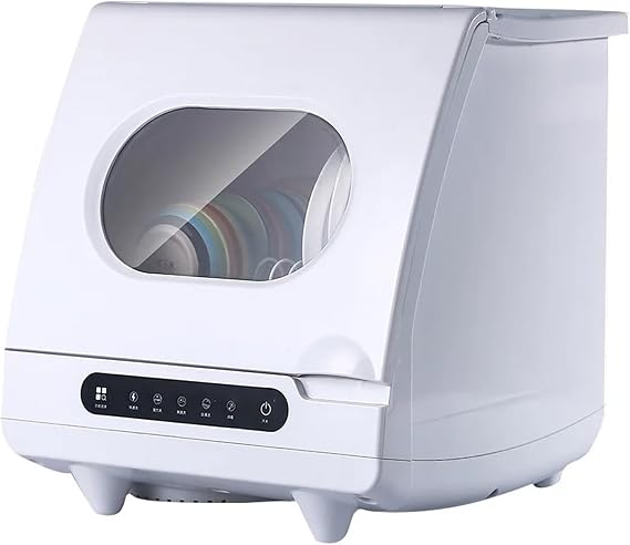 Countertop Dishwasher. Smart Mini Automatic Home Dishwasher Easy-to-Install Stainless Steel Countertop Washing Machine For Household And Hotel Use .Space Saving