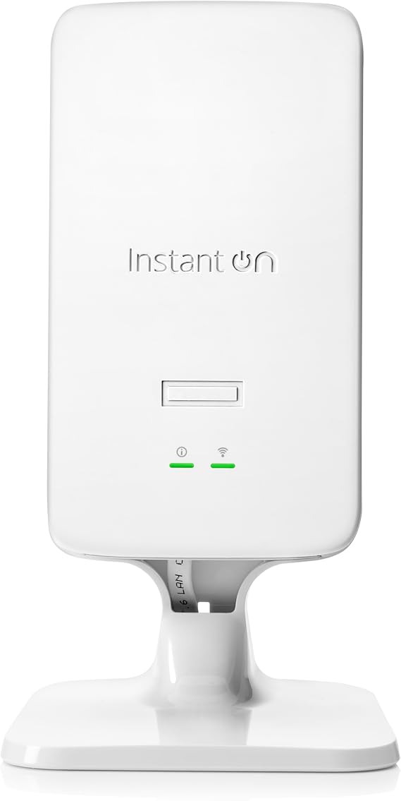Aruba Instant On AP22D 2x2 Wi-Fi 6 Wireless Access Point | Single Room, Secure, Smart Grid Support | JP Model | Power Source: Source Not Included (S1U77A)