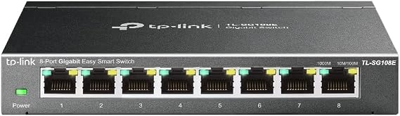 TP-Link TL-SG108E, 8-Port Gigabit Easy Smart Switch