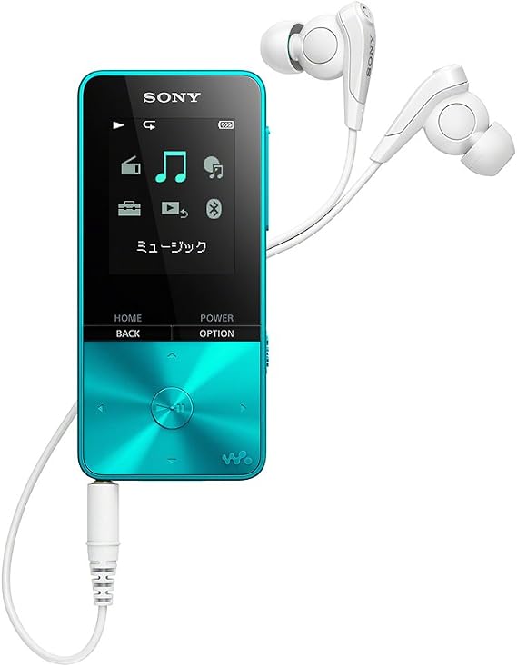 Sony Walkman S Series 16GB NW-S315: MP3 Player Bluetooth Enabled Up to 52 Hours Continuous Playback Earphones Included 2017 Model Blue NW-S315 L