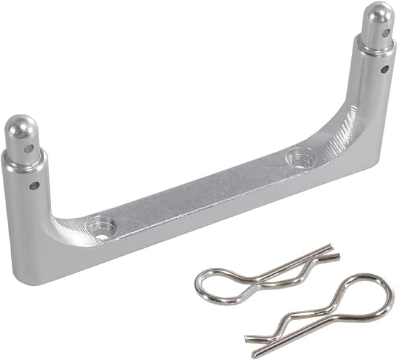 Rc Accessories For MJX For Hyper Go 14301 14302 14303 1/14 RC Car Metal Front Shell Pillar Body Fixed Pillar Upgraded Parts And Accessories(Silver)