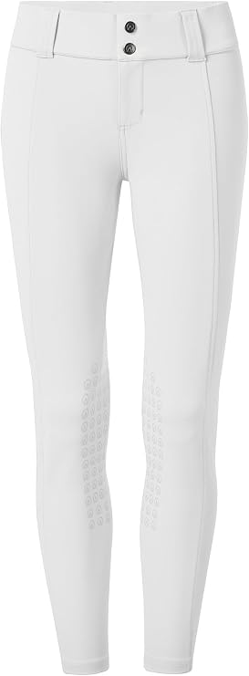 Kerrits Kids Affinity Pro Knee Patch Riding Breeches Comfortable Breathable Kids English Equestrian Show Pant Silicone Grip