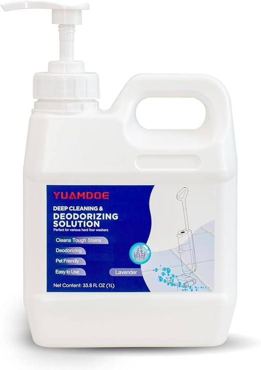 Deep Cleaning&Deodorizing Solution, 33.8FL OZ/1L, Designed for Tineco, Compatible with Floor One Series&iFloor Series(EXCEPT S5 Steam/S7 Steam/iFLOOR 5 Steam), Lavender Fragrance
