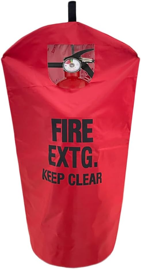 Fire Extinguisher Cover - Fire Safety Protective Guard from Scuffs and Scratches, Heavy Duty, 1 Pcs (20-30LB)